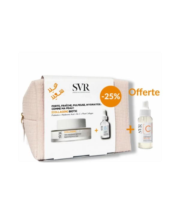 SVR TROUSSE COLLAGEN BIOTIC 50ML + AMPOULE B + MINI AMPOULE C OFFERTE