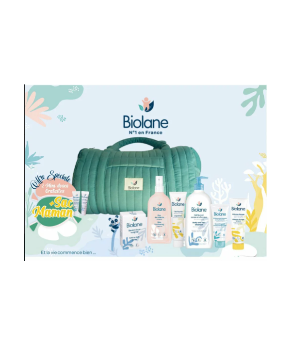 BIOLANE SAC MAMAN MATELASSE VERT
