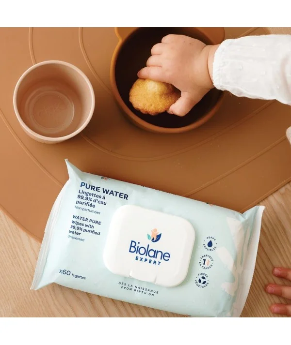 BIOLANE Lingettes Pure Water 48pcs