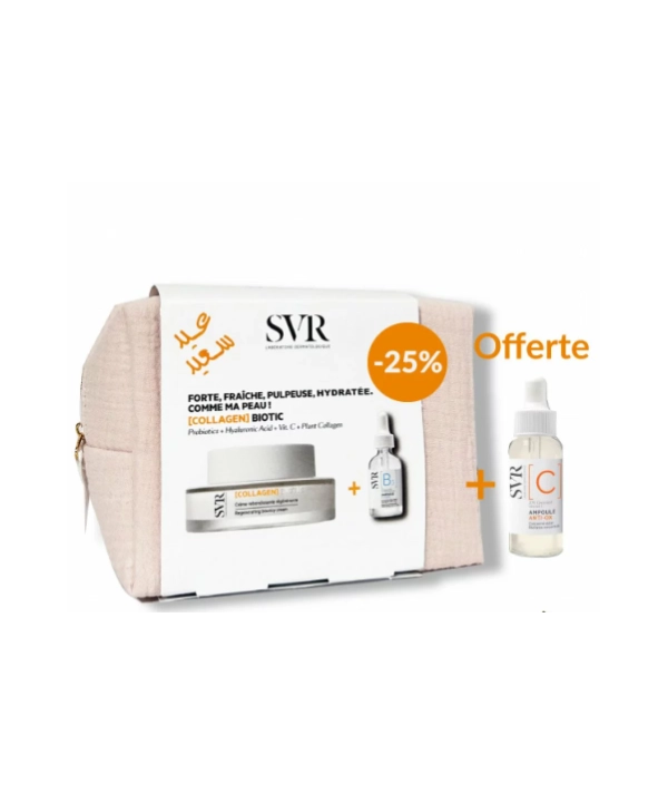 SVR TROUSSE COLLAGEN BIOTIC 50ML + AMPOULE B + MINI AMPOULE C OFFERTE