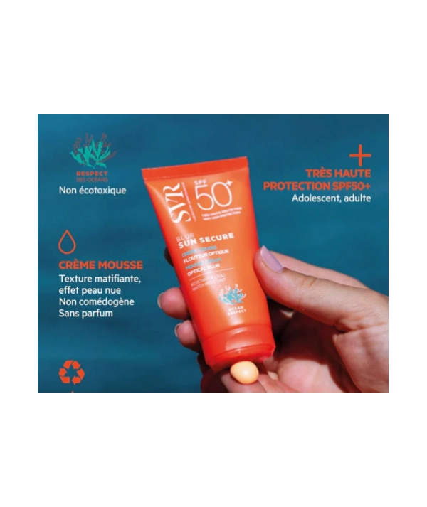 SVR SUN SECURE BLUR SPF50+ Sans Parfum