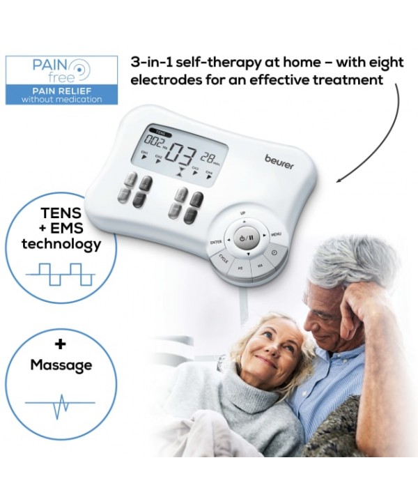 BEURER EM 80 3 in 1 Electrostimulateur TENS/EMS Numerique