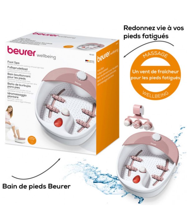 BEURER FB 20 Bain Bouillonnant pour les Pieds