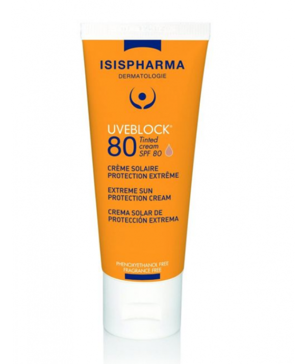 UVEBLOCK ECRAN SPF 80 TEINTE, 40 ml