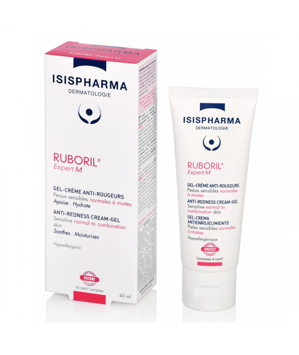 ISISPHARMA RUBORIL EXPERT M GEL CREME ANTI ROUGEURS 40ML