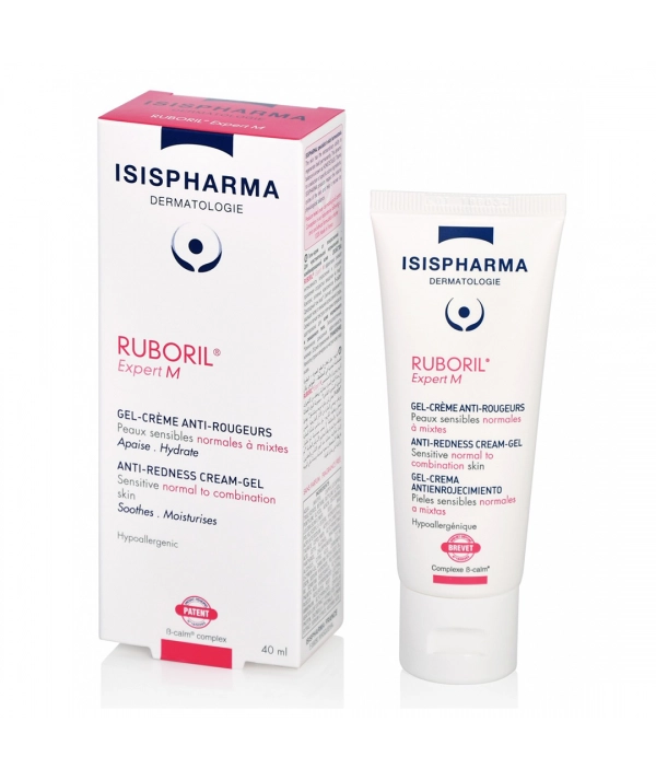 ISISPHARMA RUBORIL EXPERT M GEL CREME ANTI ROUGEURS 40ML