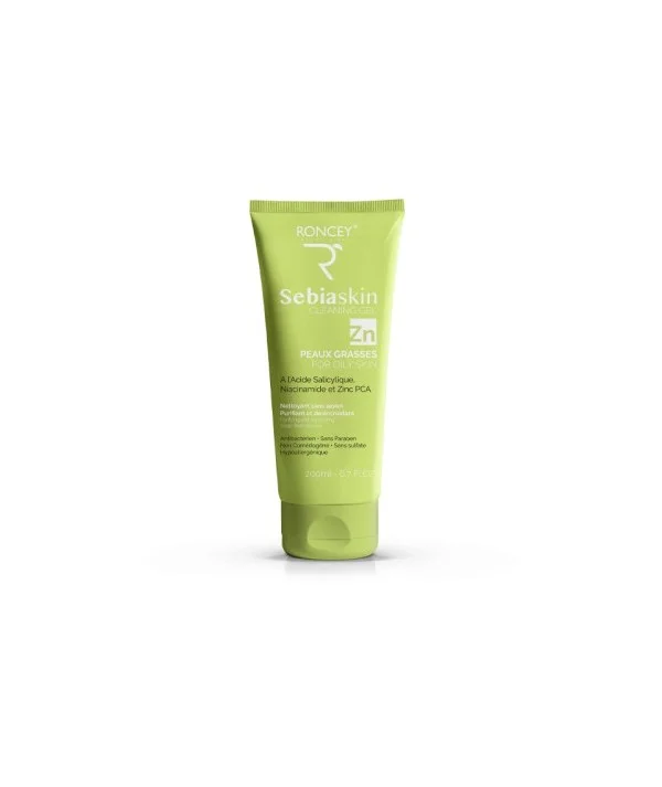 RONCEY SEBIASKIN GEL NETTOYANT POUR PEAU GRASSE,200ML