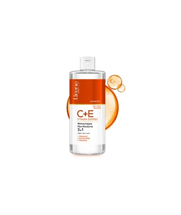LIRENE C+E VITAMIN ENERGY EAU MICELLAIRE 3 EN 1 400ML