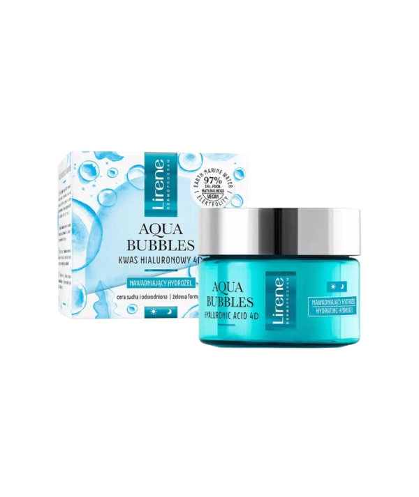 LIRENE AQUA BUBBLES HYDRO-GEL CREME VISAGE JOUR ET NUIT 50ML