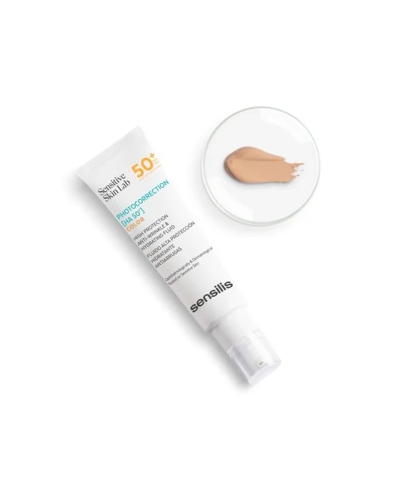 SENSILIS PHOTOCORRECTION [HA 50+] ECRAN FLUID TEINTE SPF 50 50ML