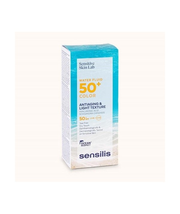 SENSILIS SENSITIVE SKIN WATER FLUID TEINTE SPF50+ 40ML