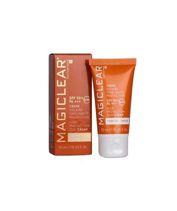 MAGICLEAR Crème Solaire TEINTEE SPF 50+, 50ml