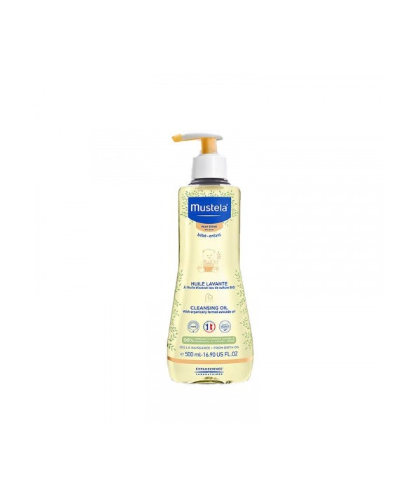 MUSTELA HUILE LAVANTE A L'AVOCAT BIO 500ML