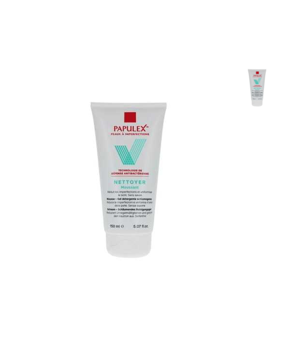 PAPULEX GEL NETTOYANT MOUSSANT 150ML