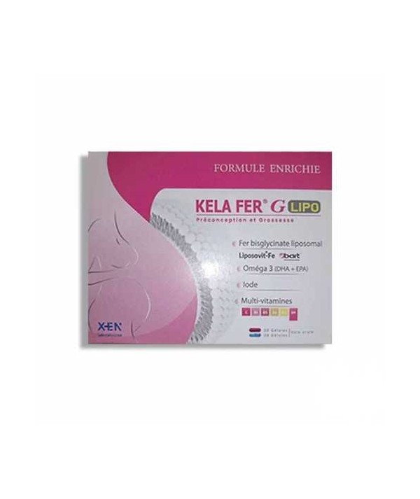 XEN KELA FER G LIPO 60 GELULES