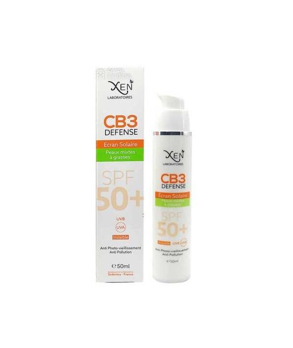 XEN CB3 DEFENCE ECRAN SOLAIRE PMG 50ML