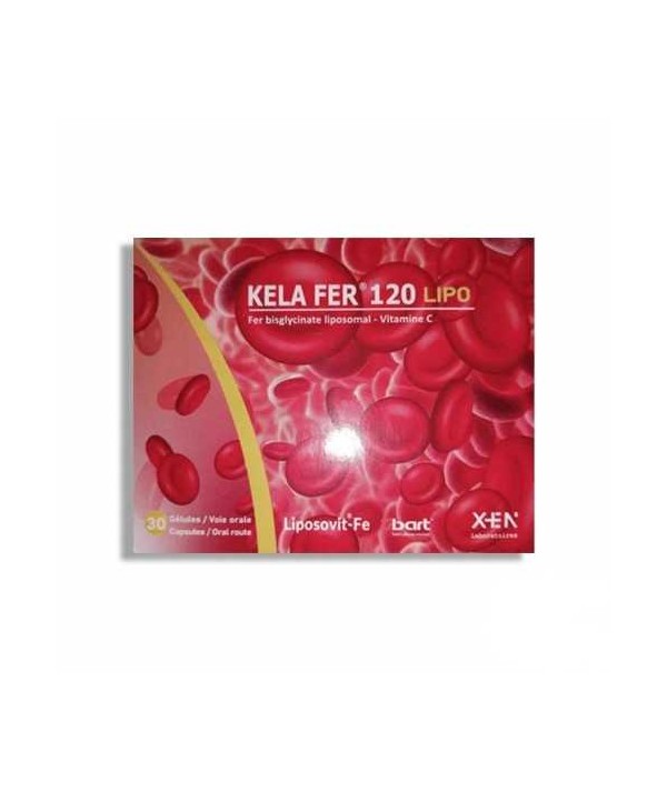 XEN KELA FER 120 LIPO 30 GELULES