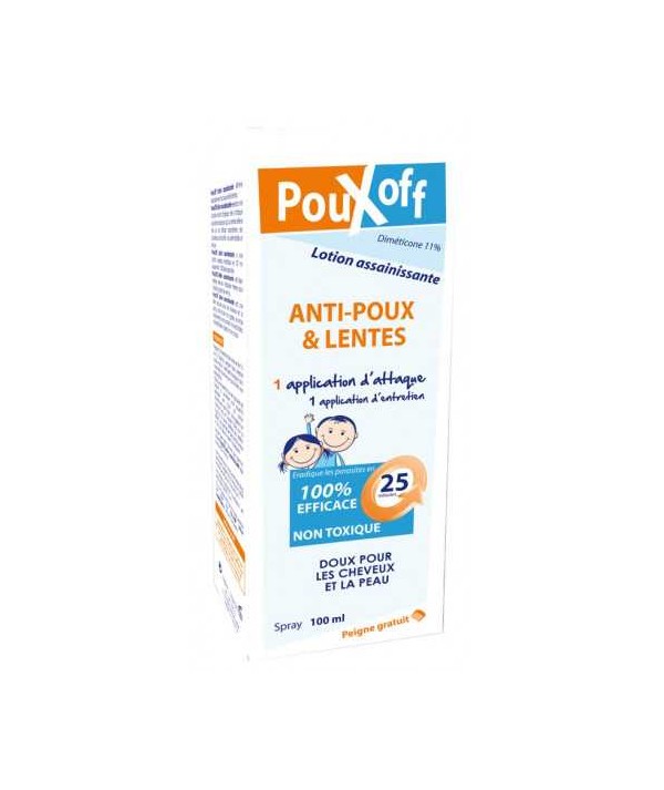 XEN POUXOFF LOTION ANTI POUX SPRAY ENFANTS 100ML