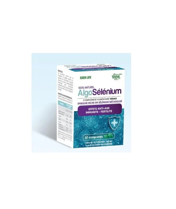 EDEN LIFE ALGO SELENIUM 30 COMPRIMES