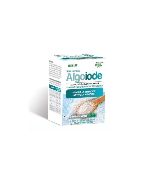 EDEN LIFE ALGO IODE 30 COMPRIMÉS