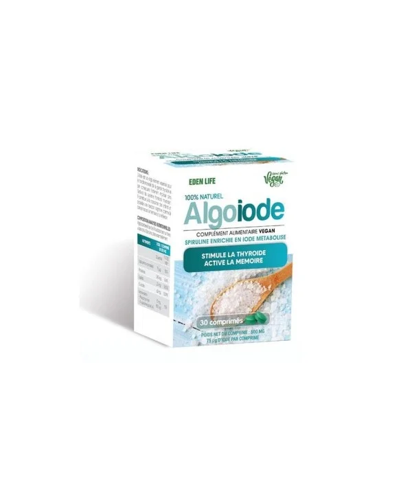 EDEN LIFE ALGO IODE 30 COMPRIMÉS