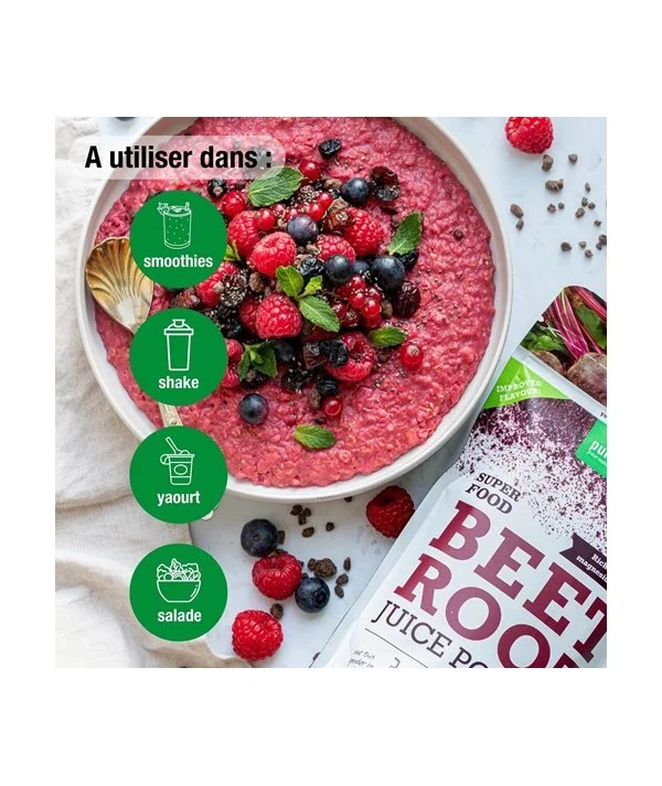PURASANA Poudre de betteraves rouges