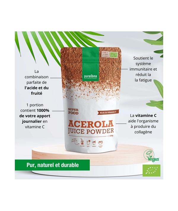 PURASANA Poudre d'acérola PURASANA Poudre d'acérola