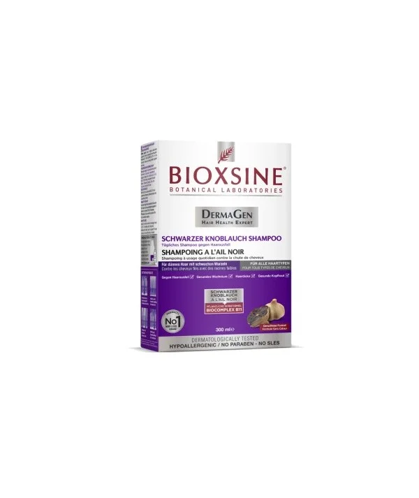 BIOXSINE SHAMPOOING VEGETAL A L'AIL NOIR 300ML