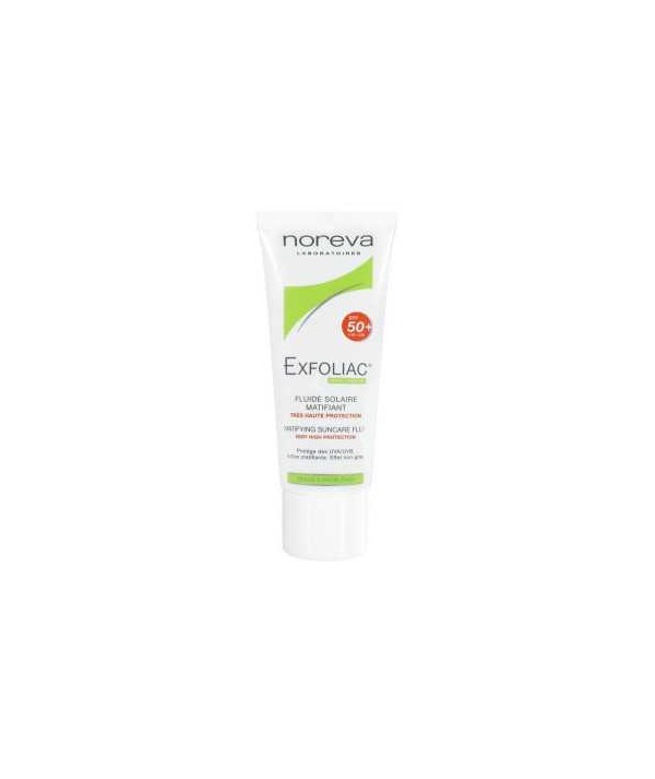NOREVA EXFOLIAC FLUIDE SOLAIRE MATIFIANT SPF50+ 40ML