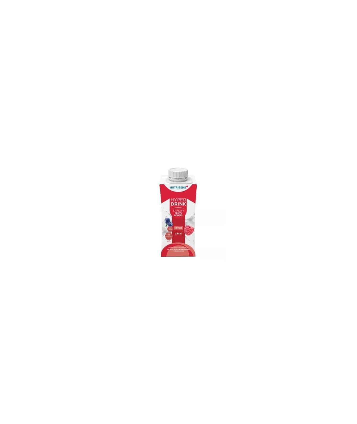 NUTRISENS HYPERDRINK 2 KCAL SAVEUR FRUITS ROUGES 200 ML