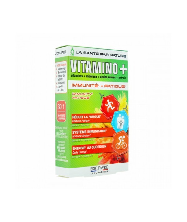 ERIC FAVRE VITAMINO+ IMMUNITE ET FATIGUE 30 COMPRIMES