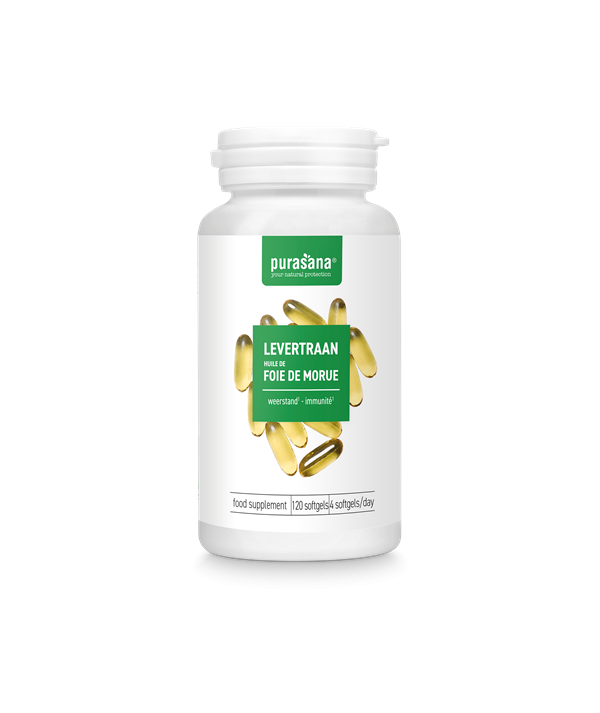 PURASANA Huile de foie de morue B120 capsules