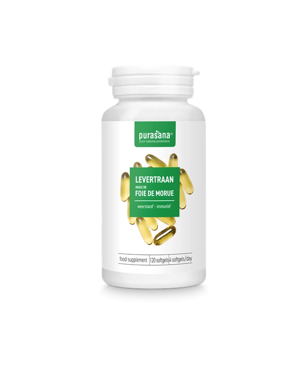 PURASANA Huile de foie de morue B120 capsules