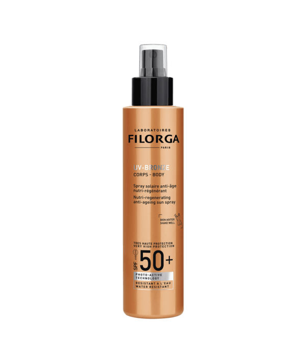 Filorga Uv Bronze Corps Spf50+ Spray Solaire Anti Age Nutri Régénérant 150mL