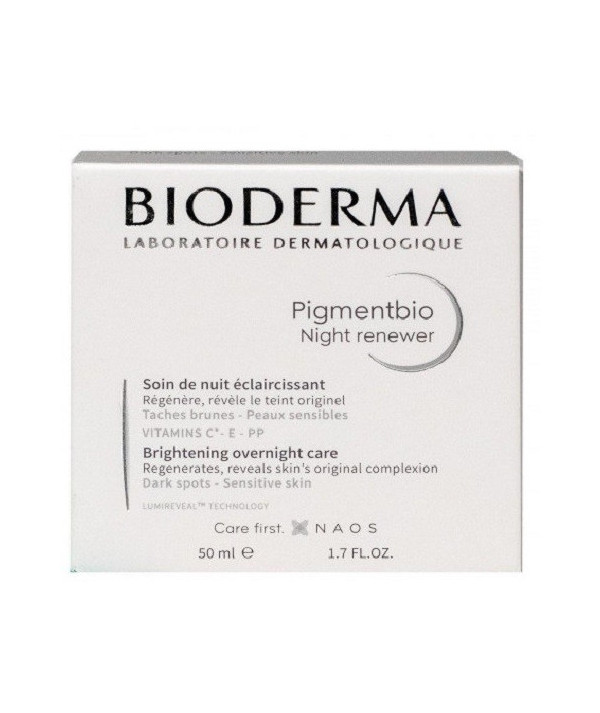 BIODERMA PIGMENTBIO CREME DE NUIT UNIFIANTE 50ML