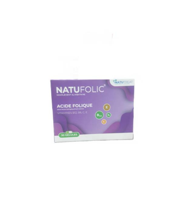 NATUFOLIC acide folique gelules b30