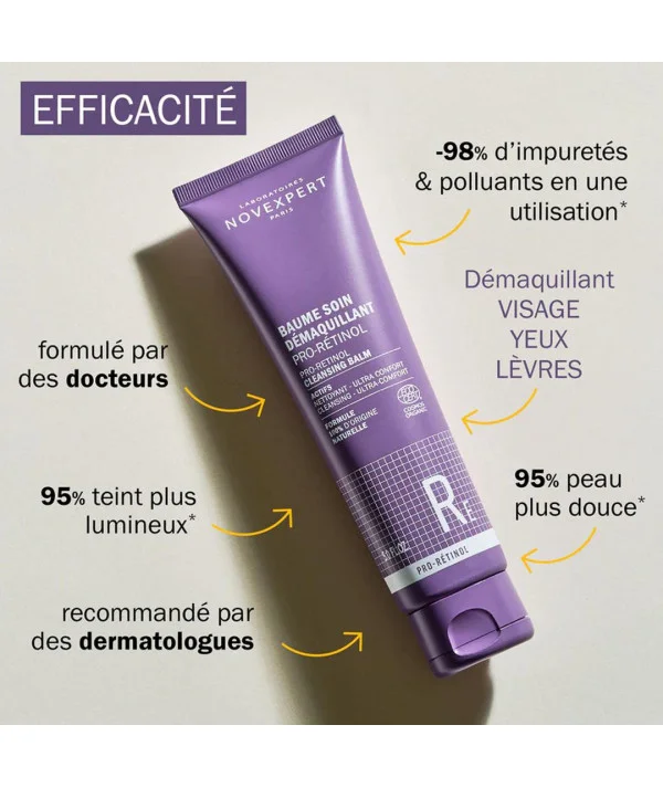 NOVEXPERT BAUME SOIN DEMAQUILLANT PRO RETINOL 150ML