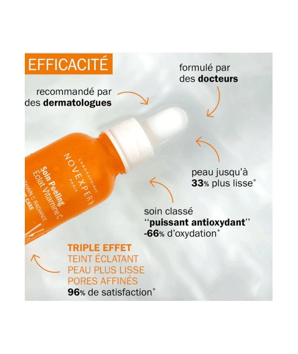 NOVEXPERT SOIN PEELING ECLAT VITAMINE C 30ML