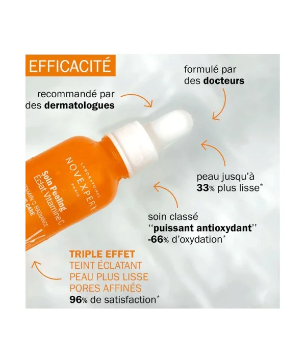 NOVEXPERT SOIN PEELING ECLAT VITAMINE C 30ML NOVEXPERT SOIN PEELING ECLAT VITAMINE C 30ML