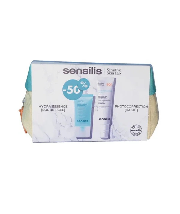 SENSILIS SKIN LAB TROUSSE PHOTOCORRECTION [HA50+] INVISIBLE 50ML+ HYDRA ESSENCE SORBET GEL 40ML(-50%)