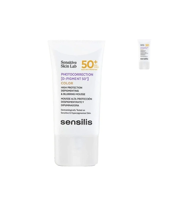 SENSILIS PHOTOCORRECTION [D-PIGMENT 50+] MOUSSE TEINTE SPF50+ 40ML