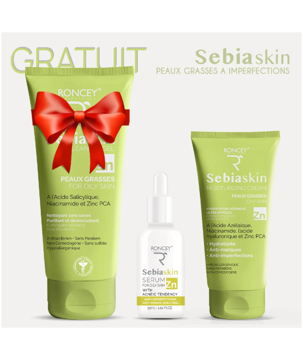 RONCEY PACK SEBIASKIN GEL NETTOYANT OFFERT