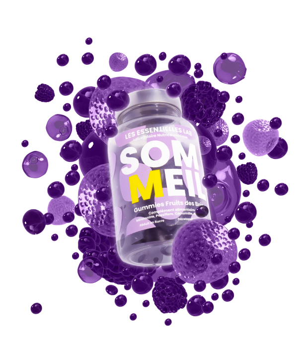 Les Essentielles Lab GUMMIES SOMMEIL : Mélatonine et plantes