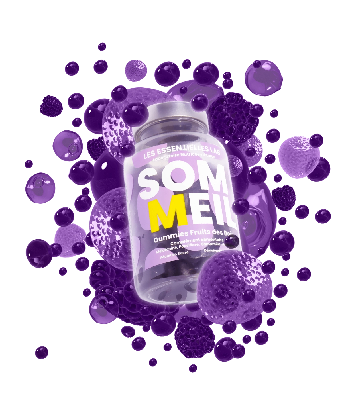 Les Essentielles Lab GUMMIES SOMMEIL : Mélatonine et plantes