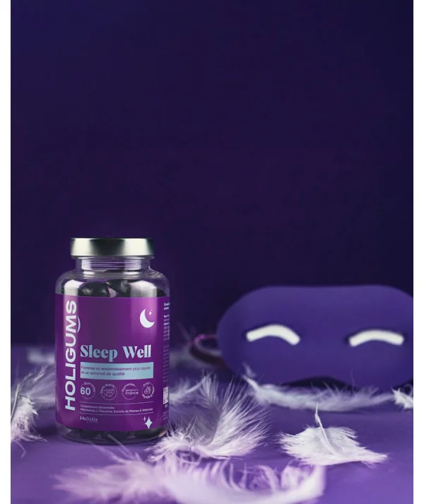 HOLIGUMS SLEEP WELL 60 gummies - Vitamines B6/B9 - Paralabel