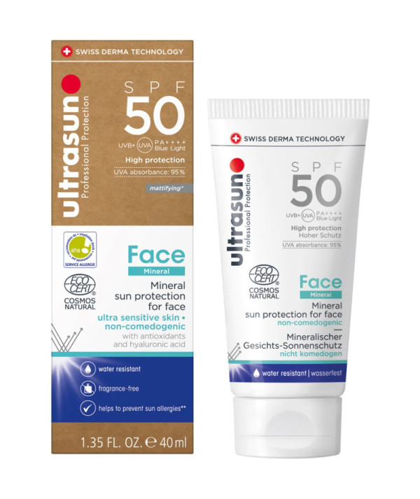 ULTRASUN FACE MINERAL SUNSCREEN SPF50 40ML