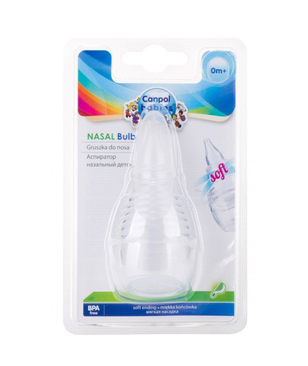 Canpol Aspirateur nasal silicone transparent