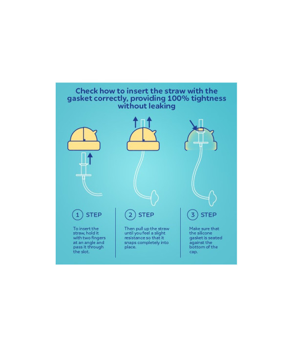Canpol Tasse avec Paille "Fille 6m+" 270ML