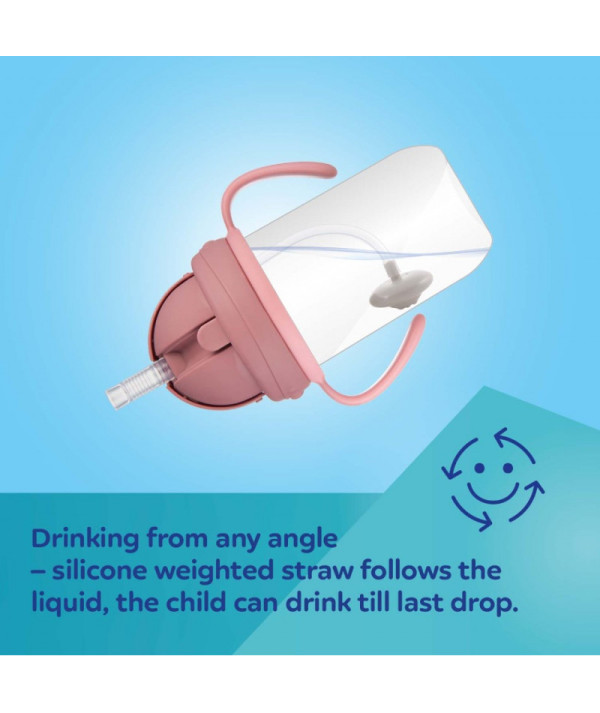 Canpol Tasse avec Paille "Fille 6m+" 270ML