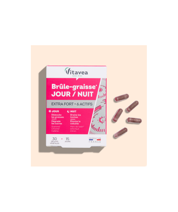 VITAVEA BRULE GRAISSE JOUR NUIT 30 Gelules